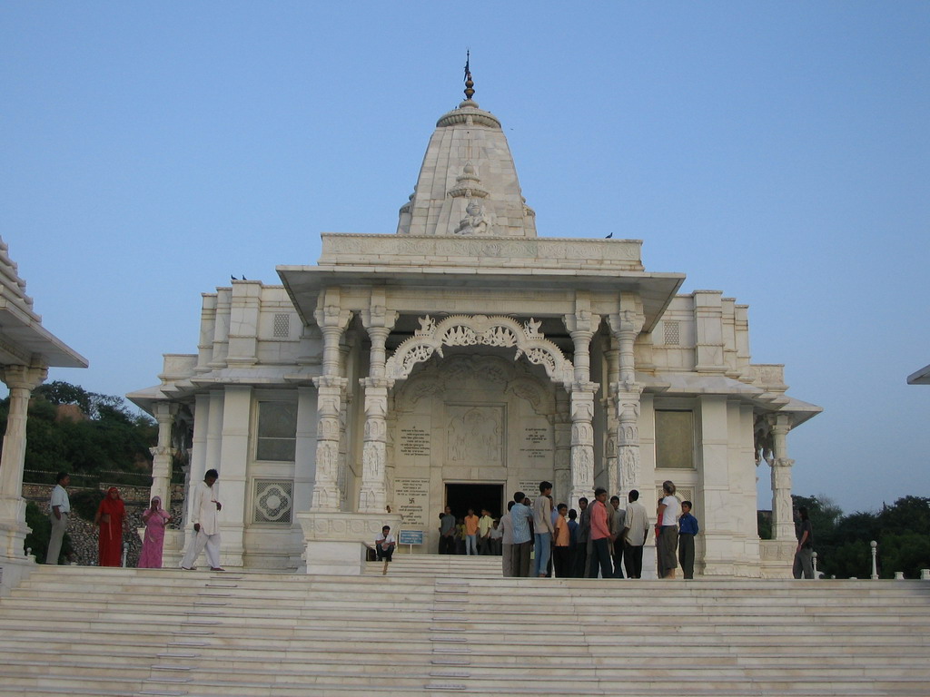 Front of the Birla Mandir temple