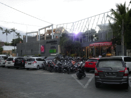 Front of the Le Meridien Bali Jimbaran hotel at the Jalan Bukit Permai street