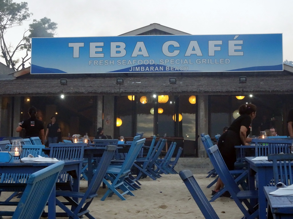 Front of the Teba Café restaurant at Jimbaran Beach