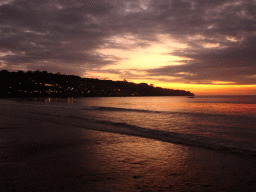 Jimbaran Beach and Jimbaran Bay, at sunset