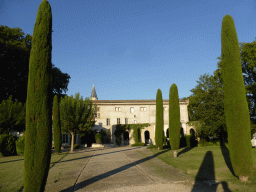 Garden at the left side of the Château de Beauregard castle