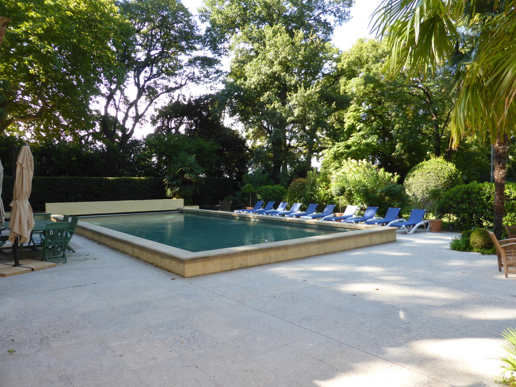 Swimming pool of the Château de Beauregard castle