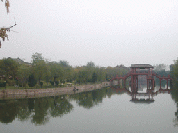 River and bridge at Qingming Shanghe Park