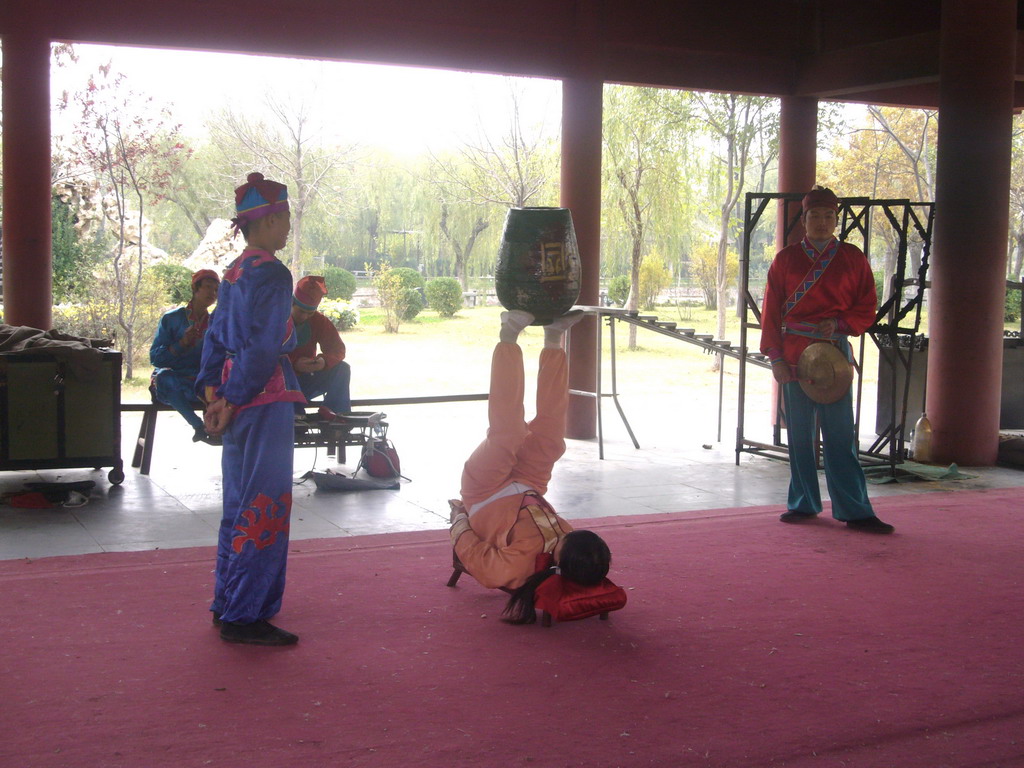 Acrobats at Qingming Shanghe Park