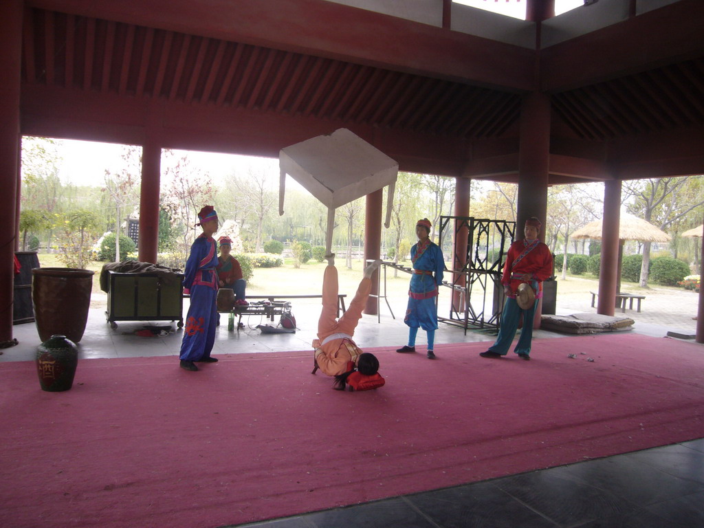 Acrobats at Qingming Shanghe Park