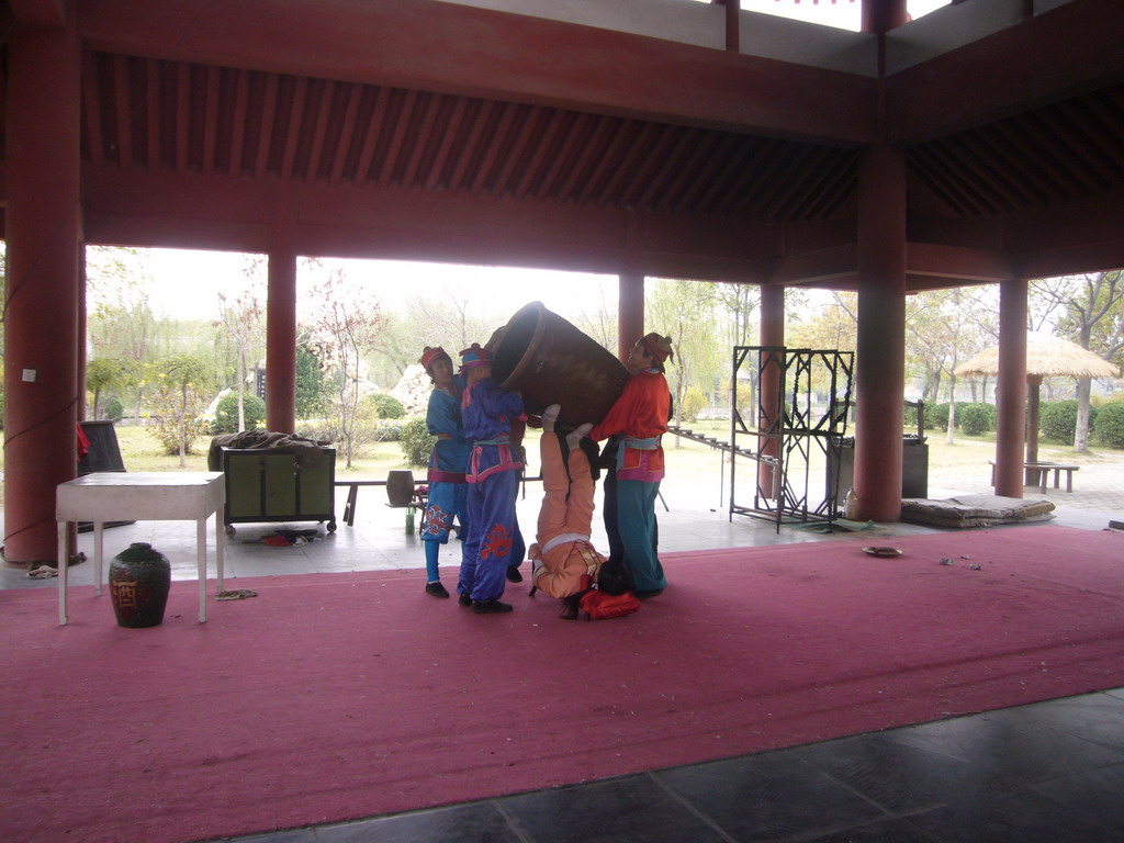 Acrobats at Qingming Shanghe Park