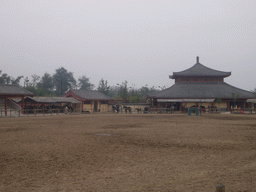 Ranch with horses at Qingming Shanghe Park