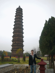 Tim and the Iron Pagoda at Youguo Temple