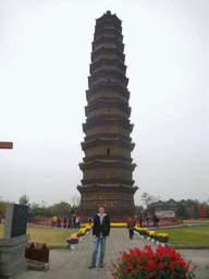 Tim and the Iron Pagoda at Youguo Temple