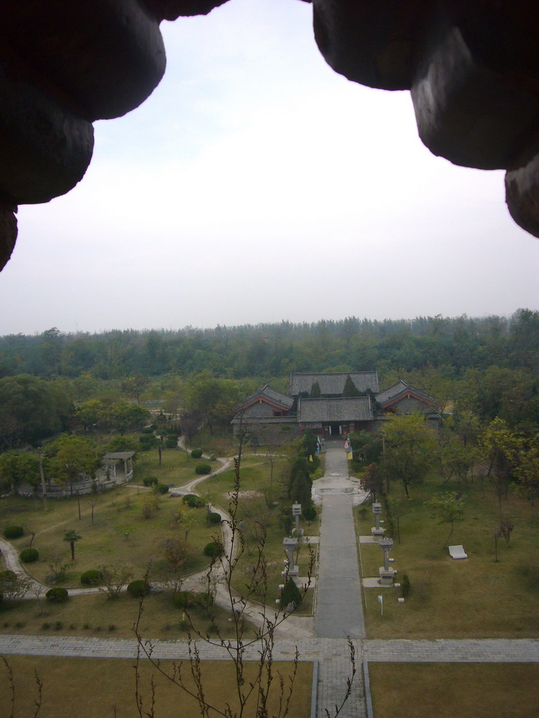View from a window in the Iron Pagoda at Youguo Temple on the surroundings