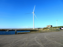 Windmills at the northwest side of the Neeltje Jans island