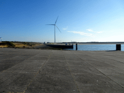 Windmills at the northwest side of the Neeltje Jans island