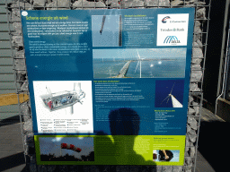 Information on Windpark Jacobahaven, in front of the Seafarm restaurant at the Jacobahaven street