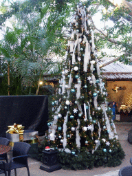 Christmas tree at the Market Dome of the Center Parcs Kempervennen holiday park