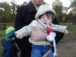 Max at the Petting Zoo at the Center Parcs Kempervennen holiday park