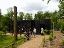 Front of the limburgHUIS building at the Limburg area at the GaiaZOO