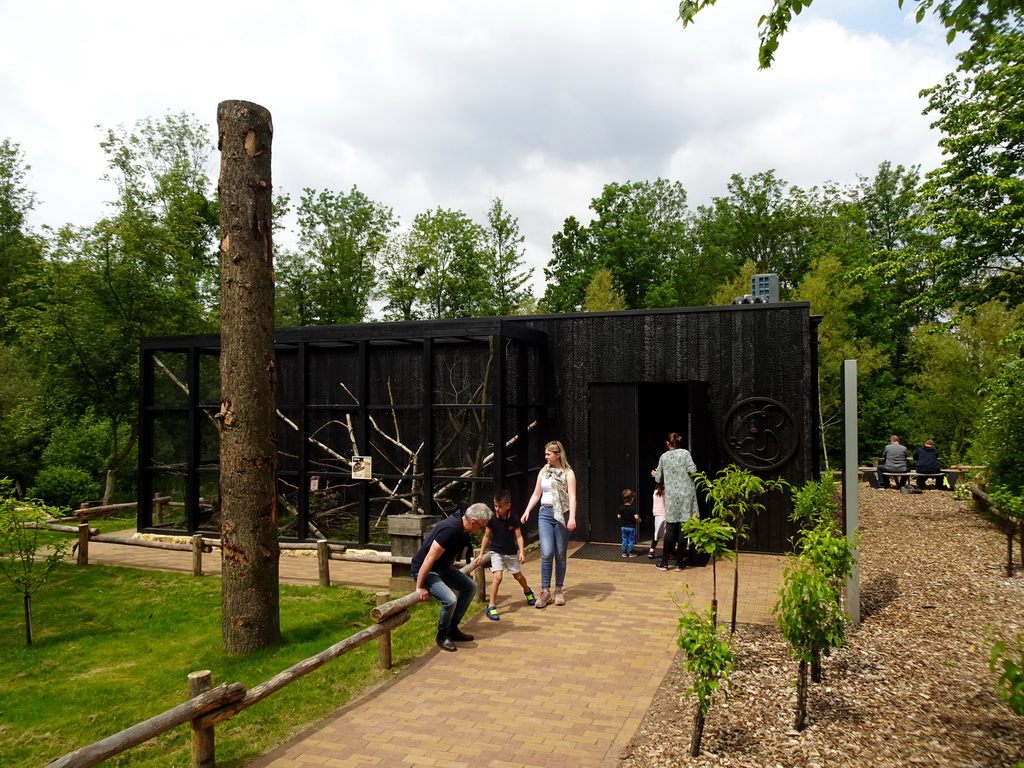 Front of the limburgHUIS building at the Limburg area at the GaiaZOO