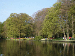 The central lake of the Keukenhof park