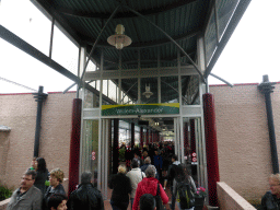 Entrance to the Willem-Alexander pavilion at the Keukenhof park