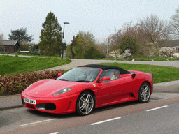 Ferrari parked at the Molenstraat street