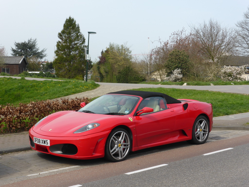 Ferrari parked at the Molenstraat street