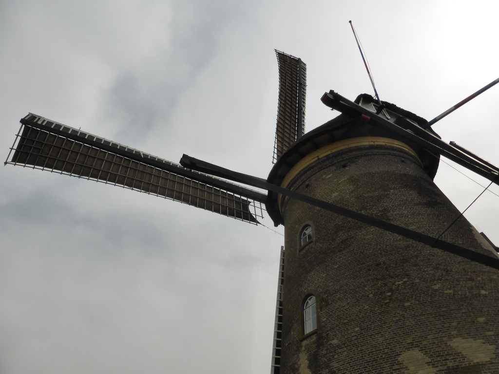 Top part of the right back of the Museum Windmill Nederwaard