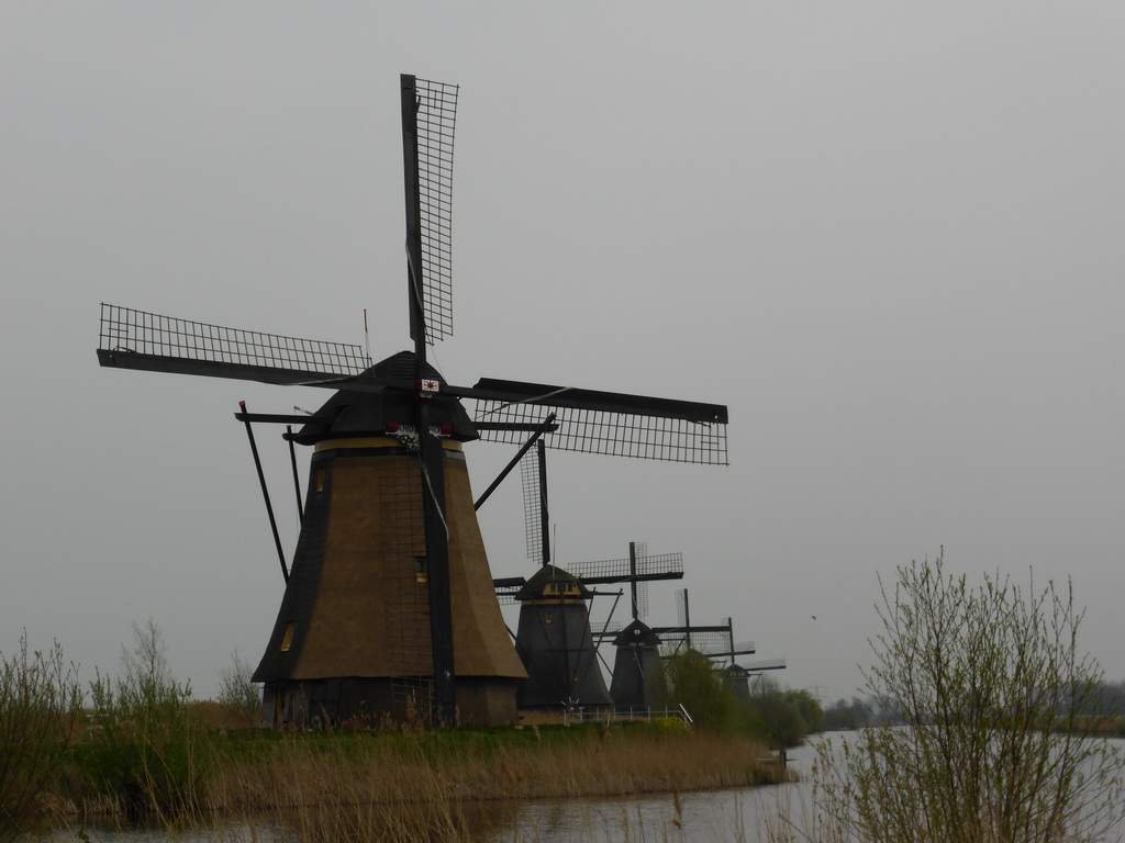 The Overwaard No. 4, 5, 6, 7 and 8 windmills