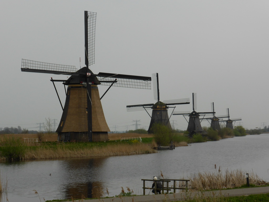 The Overwaard No. 4, 5, 6, 7 and 8 windmills