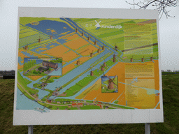 Map of the Kinderdijk region