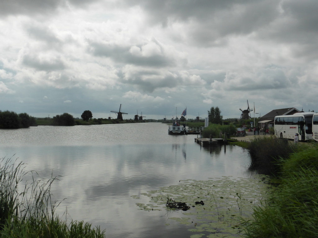 The Overwaard and Nederwaard windmills, viewed from the northwest side