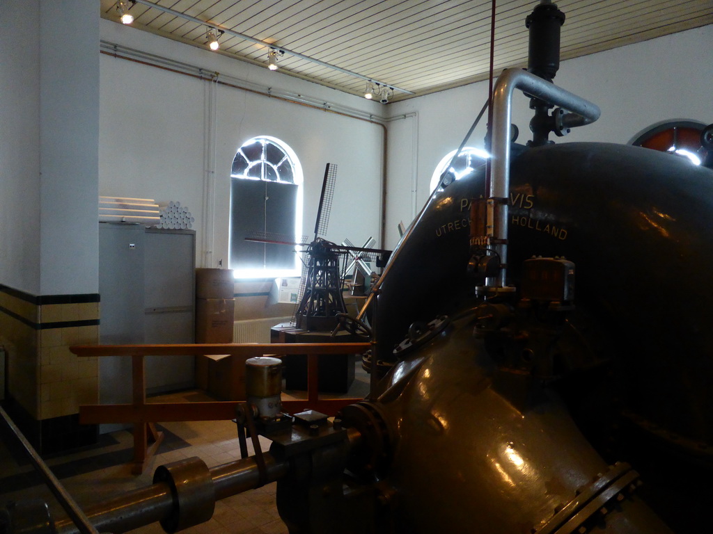 Machinery at the visitor center Wisboomgemaal