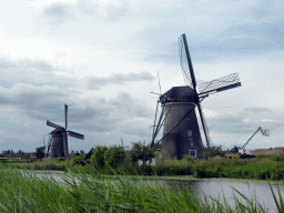 The Nederwaard No. 1 windmill and the Museum Windmill Nederwaard (Nederwaard No. 2 windmill)