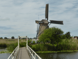 The bridge leading to the Museum Windmill Nederwaard