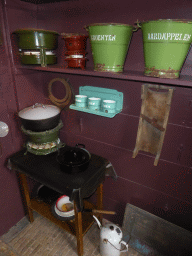 Kitchen on the ground floor of the Museum Windmill Nederwaard