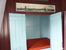 Closet-bed on the middle floor of the Museum Windmill Nederwaard