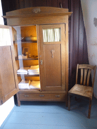 Closet on the middle floor of the Museum Windmill Nederwaard