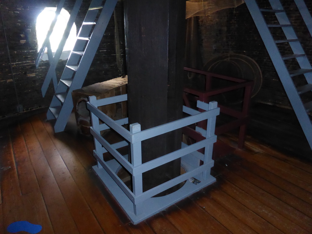 The smoke floor of the Museum Windmill Nederwaard