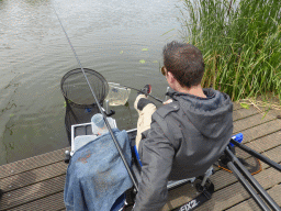 Fisherman at the Molenkade Nederwaard street