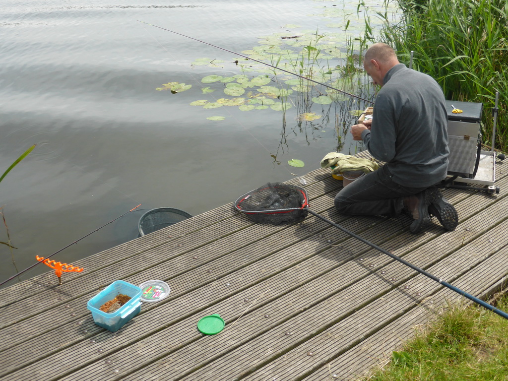 Fisherman at the Molenkade Nederwaard street