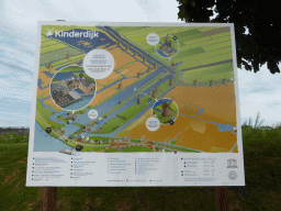 Map of the Kinderdijk region