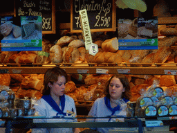 Bread department in a supermarket