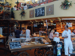 Bread department in a supermarket