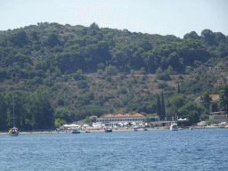 Kolocep Bay and rhe Donje Celo Beach, viewed from the Elaphiti Islands tour boat