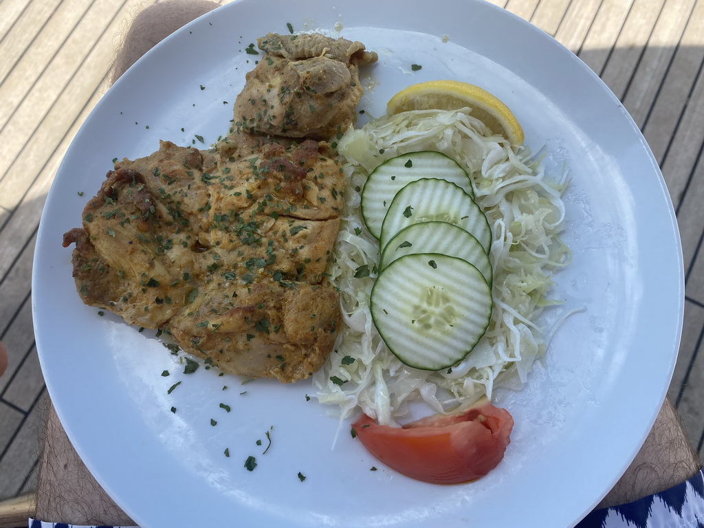 Lunch at the Elaphiti Islands tour boat