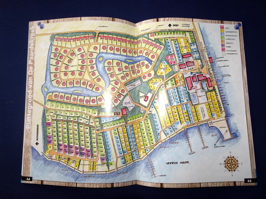 Map of the Camping and Villa Park De Paardekreek