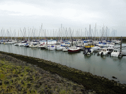 Boats in the harbour of Colijnsplaat