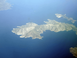 The north side of the Fournoi Korseon archipelago, viewed from the airplane from Eindhoven