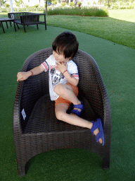 Max at the Avra Tent at the Blue Lagoon Resort