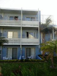 Back side and balcony of our room at the Blue Lagoon Resort