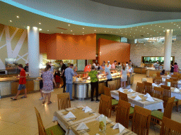 Interior of the Nisos Restaurant at the Blue Lagoon Resort